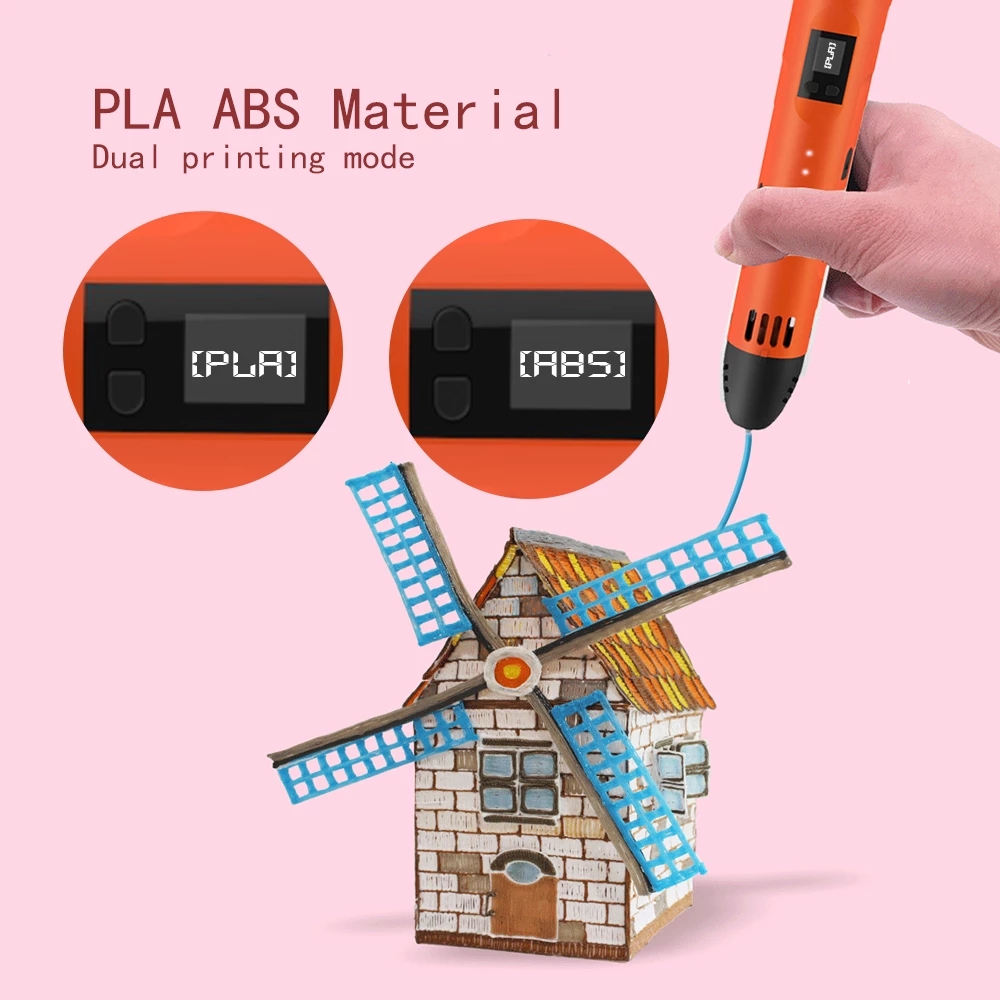 QCREATE 3D Printing Pen 1.75mm - Abs Filament ulasan dan harga