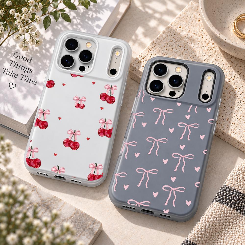 Cute Pink Heart Bow Cute Pink  - Tpu Filament ulasan dan harga