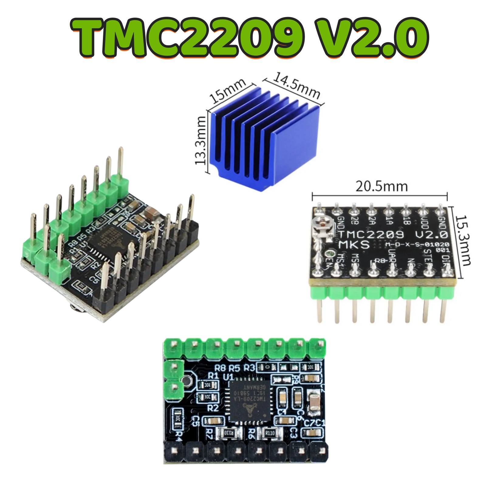 MKS TMC2209 V2.0 Stepper Motor - Mks Sgen ulasan dan harga